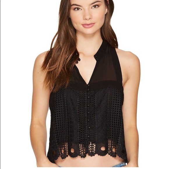 Free People Tops - Free People lace crop top
